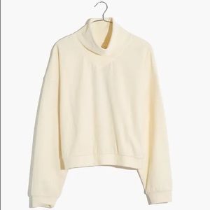 Madewell - Corduroy Turtleneck Small (Off-white)